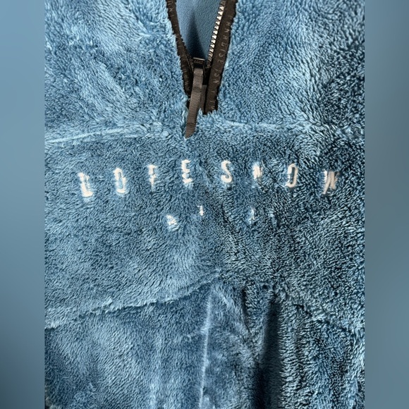 DOPE Blue Fleece Women's Sweater - Picture 12 of 13